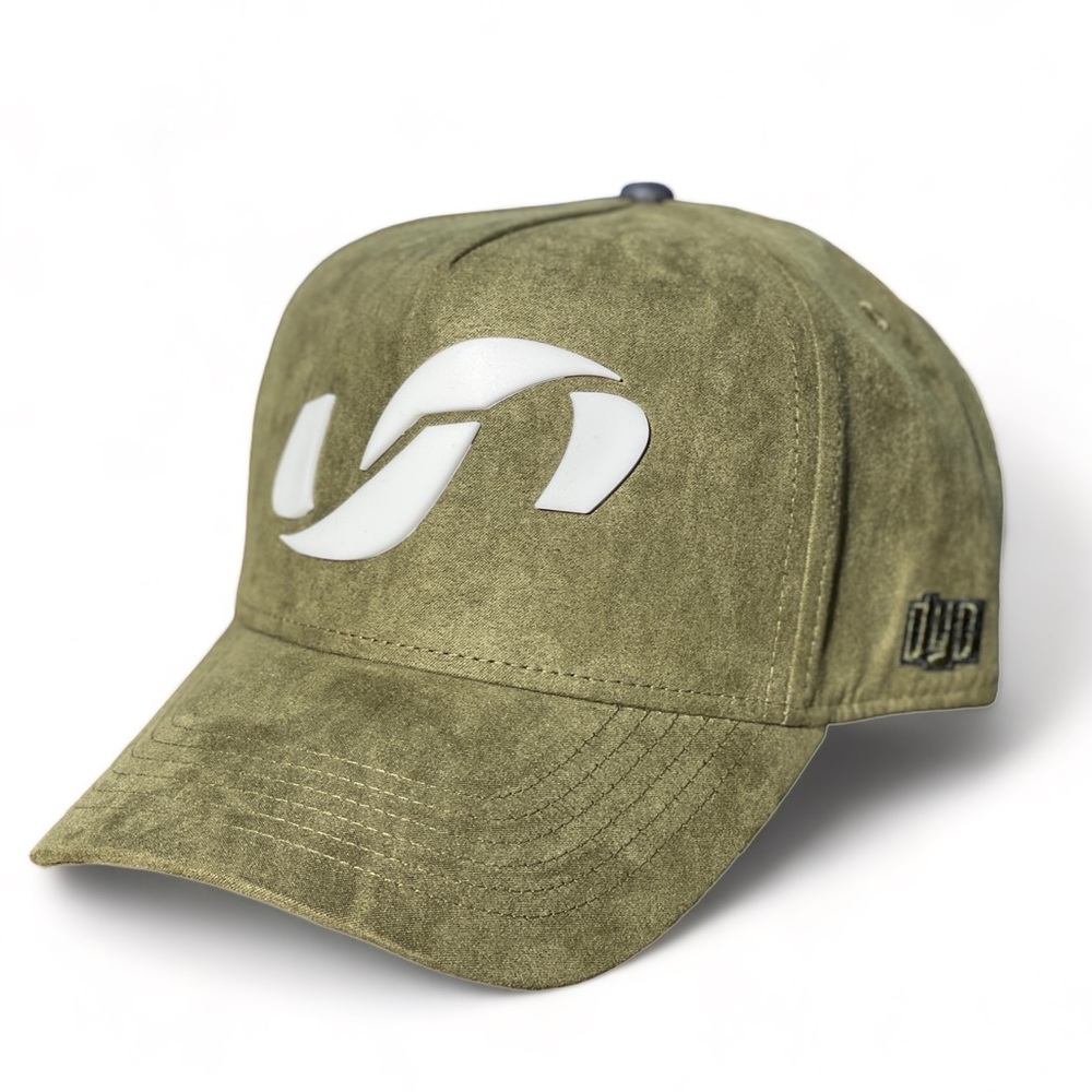 Soflo Riders Suede Trucker Hat with silicone logo